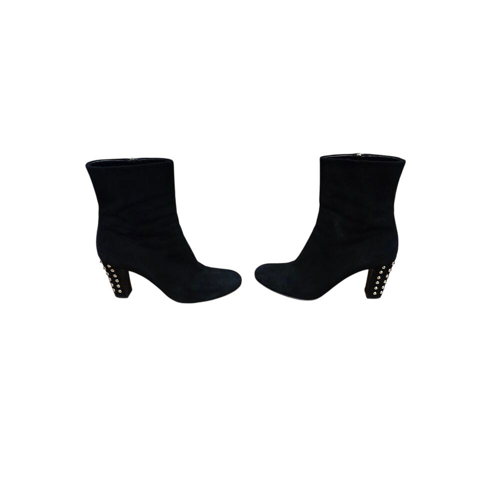 Gucci Melville Black Suede Spike Nero Kid Scamosciato Boots EU 38.5 US 8.5 - Picture 6 of 11